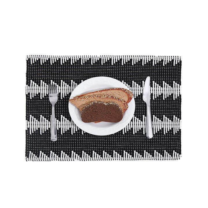 Woven table mats in kilim style made of cotton blend, non-slip table mat