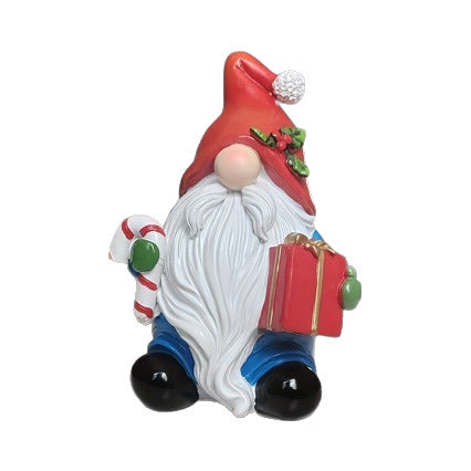 Playful Santa Claus decoration figure