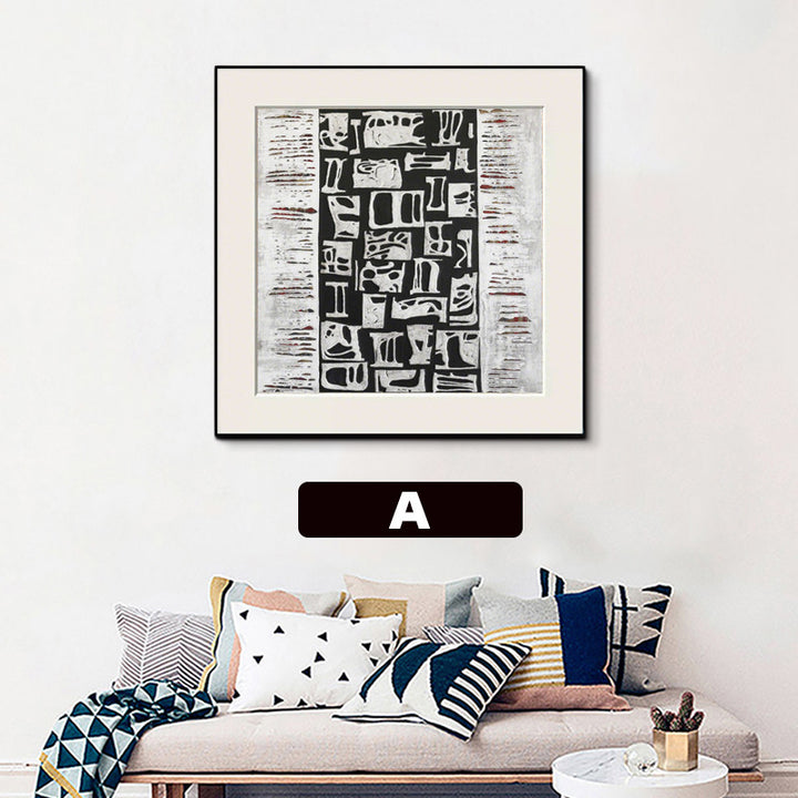 Abstract Patterned Framed Wall Art