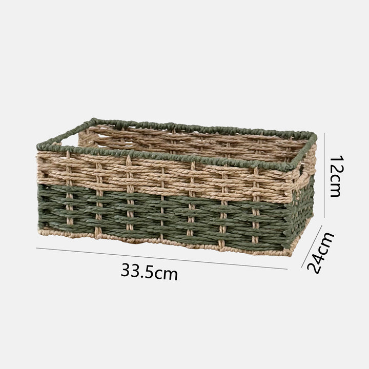 Handcrafted storage basket in natural design