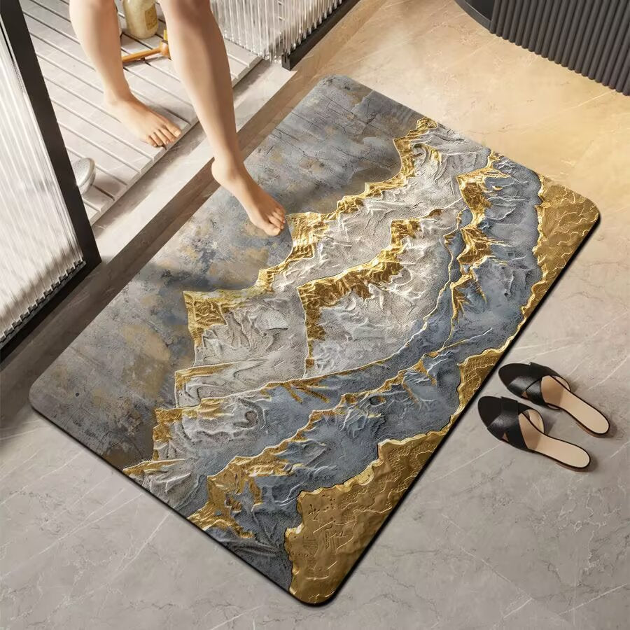 Luxurious Marble Finish Mat