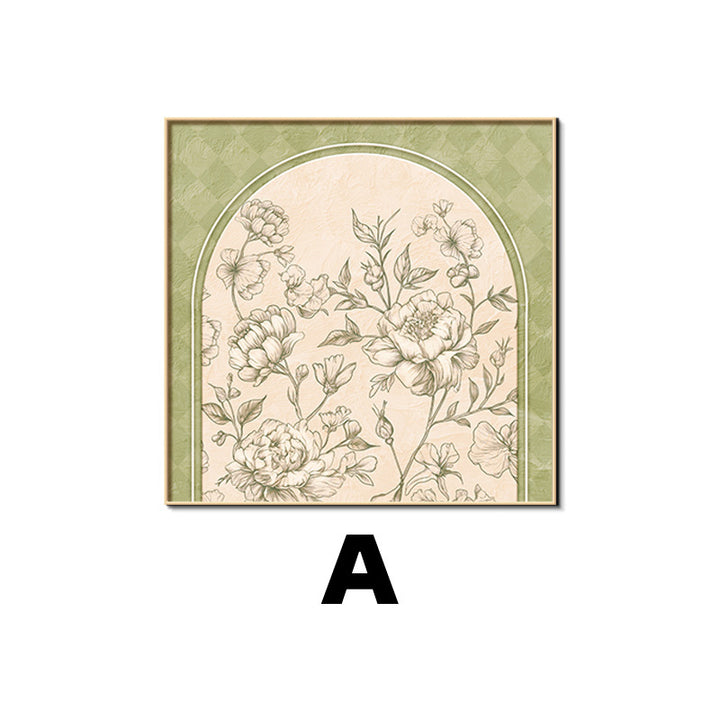 Floral Decorative Framed Artwork