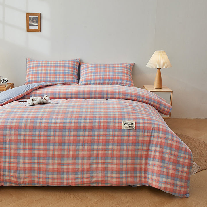 Luxurious Striped Duvet Cover Set