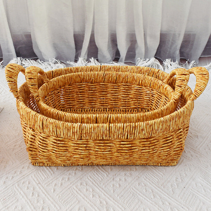 Handwoven Natural Storage Basket