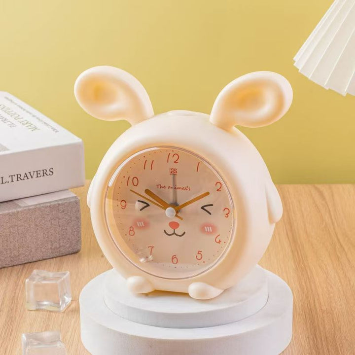 Funnier children's alarm clock in creative rabbit design
