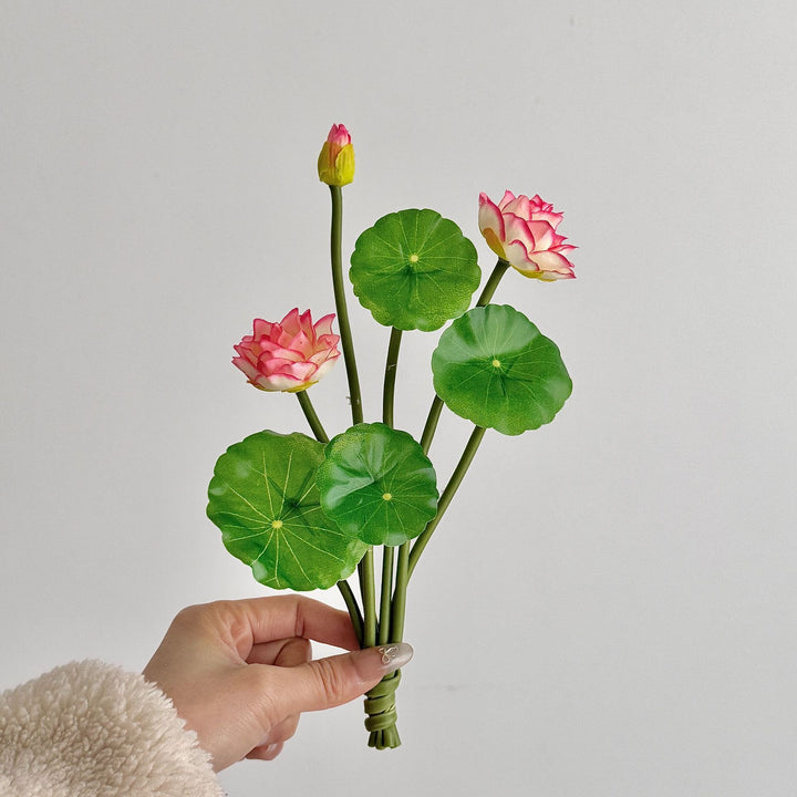 Artificial Lotus Flower Bouquet