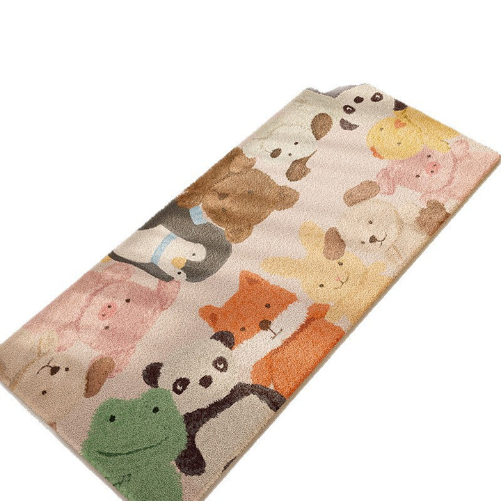 Playful Animal-Themed Runner Mat