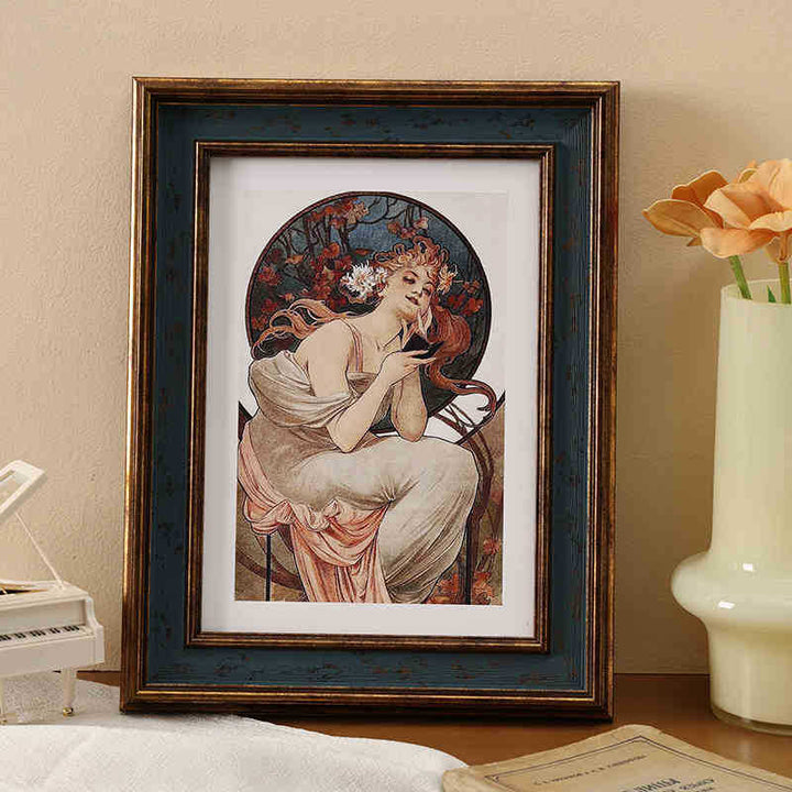 Vintage Botanical Art Frame