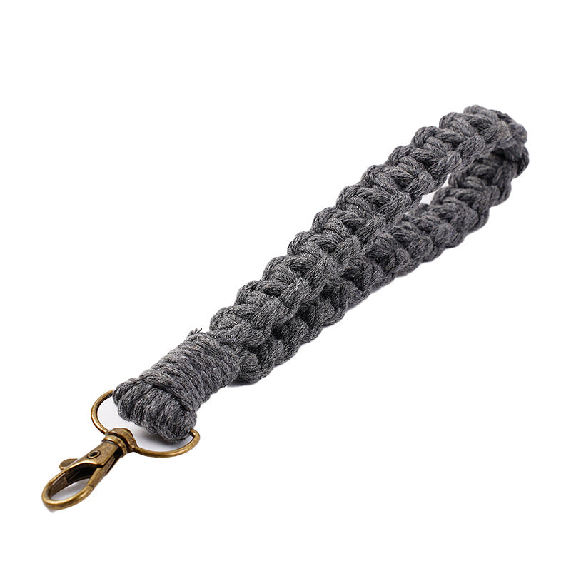 Handwoven Macrame Keychain Holder