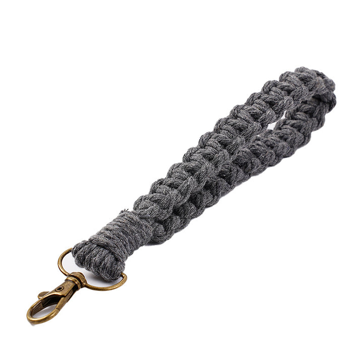 Handwoven Macrame Keychain Holder