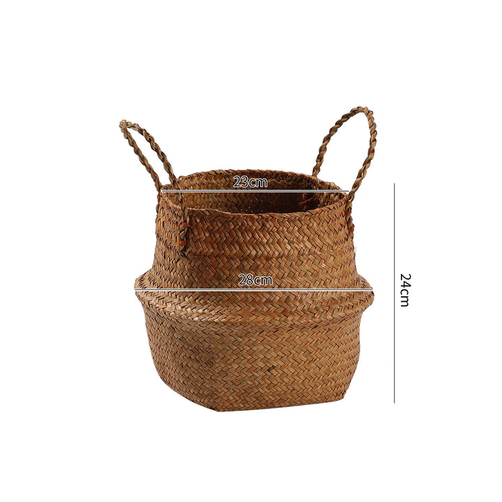 Handcrafted Woven Storage Bucket
