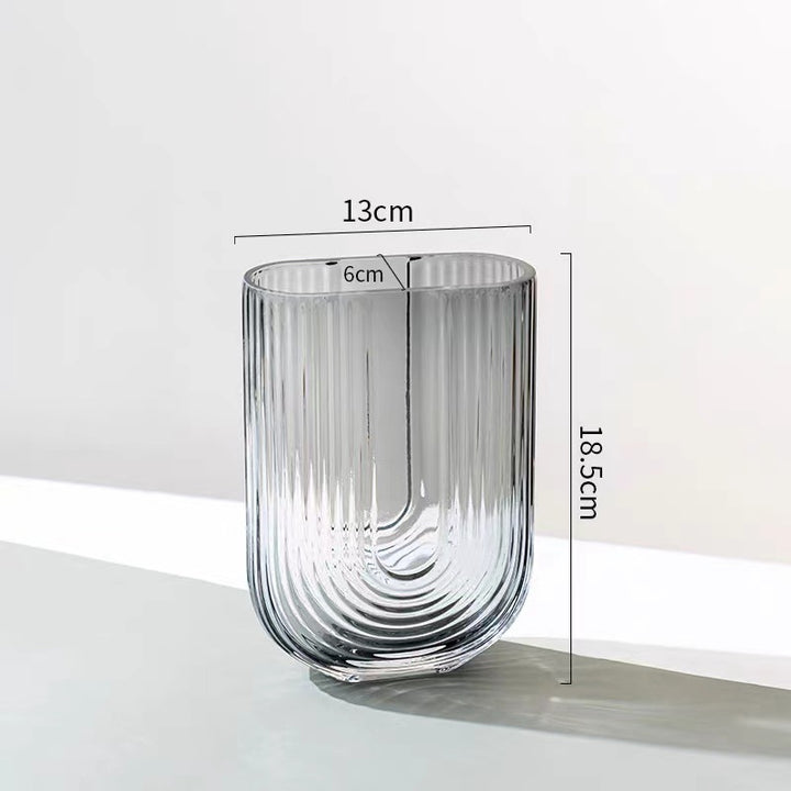 Decorative Glass Vase for Dining Table Decor