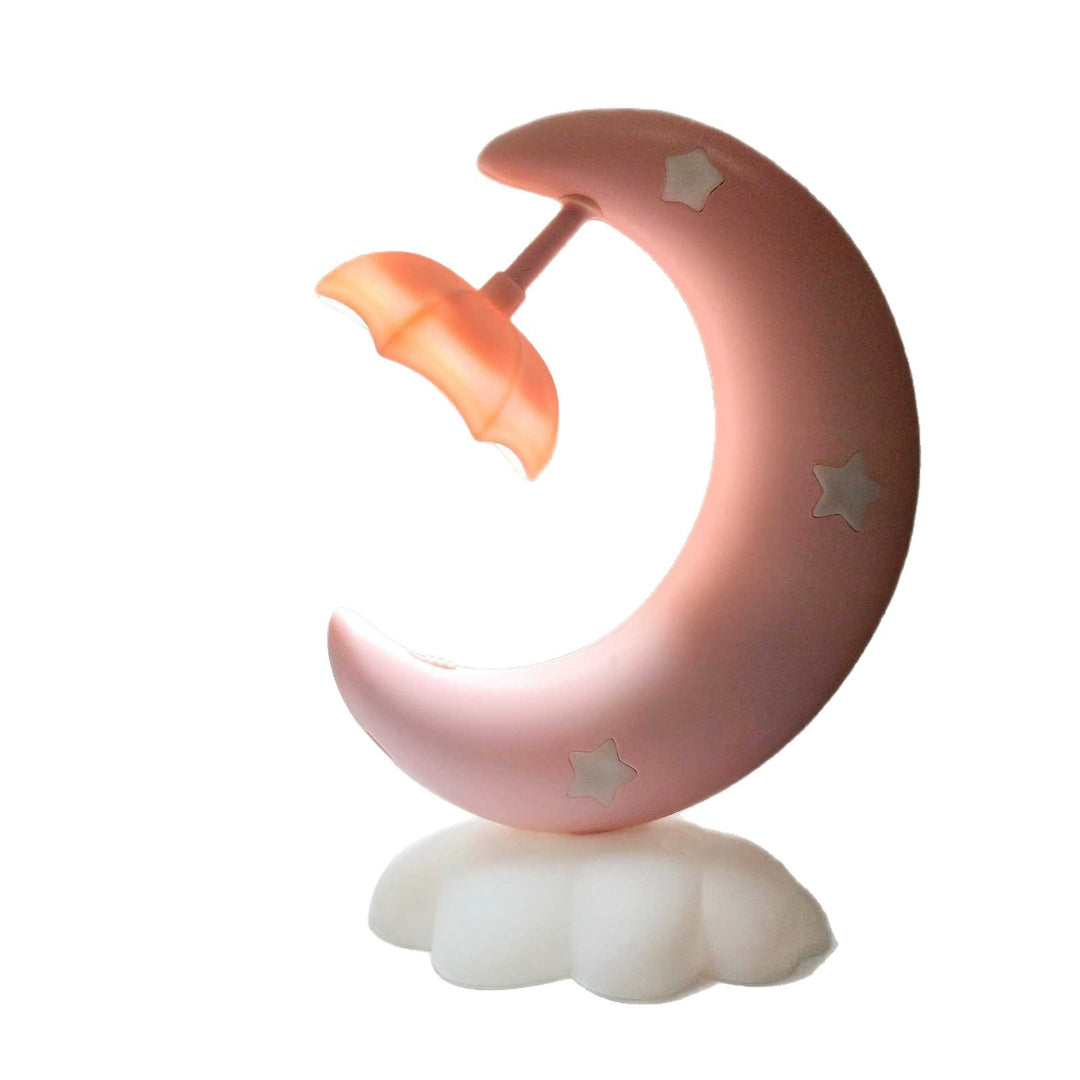 Decorative moon and cloud night light table lamp for children