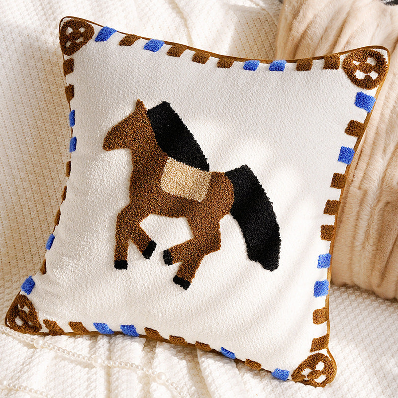 Artistic Textured Decorative Pillow