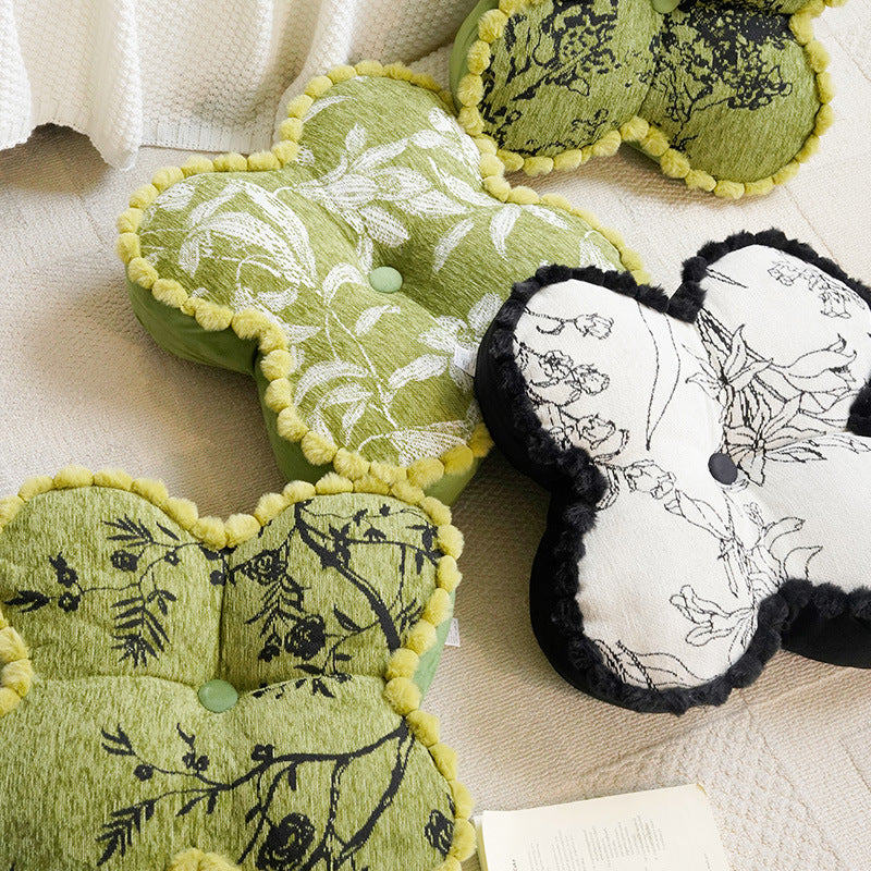 Decorative Floral Shaped Cushion
