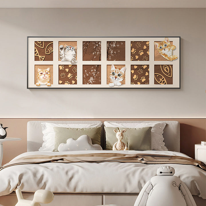 Cat-Themed Decorative Wall Art