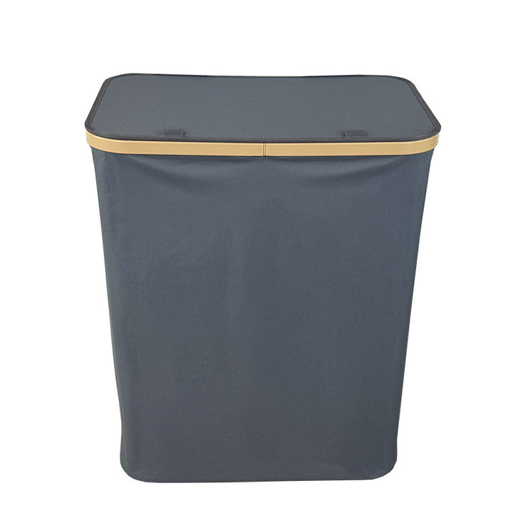 Modern laundry basket with removable lid and carrying handles