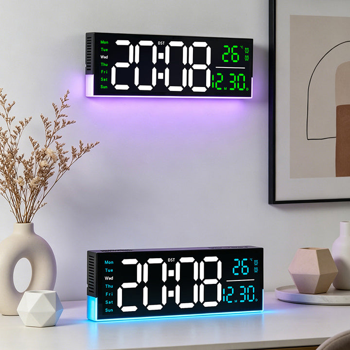 Digital Multifuntion Alarm Clock with LED Display
