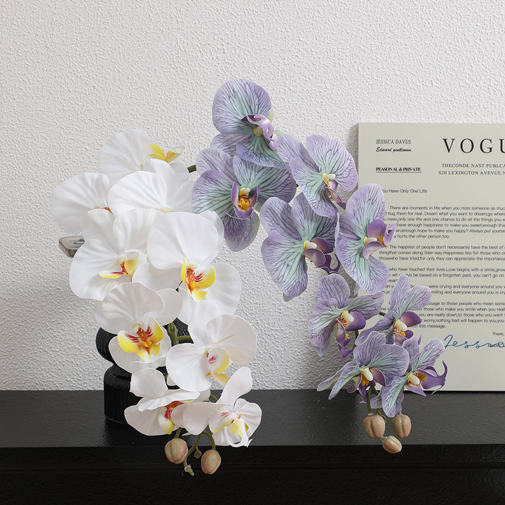 Artificial orchid bouquet with fine details