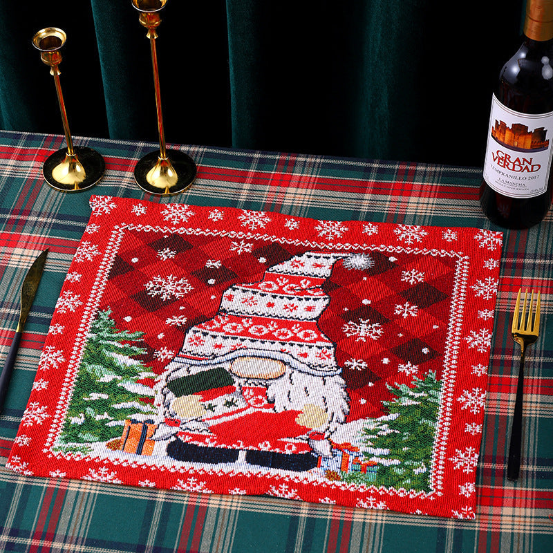 Festive tablecloth with Christmas pattern
