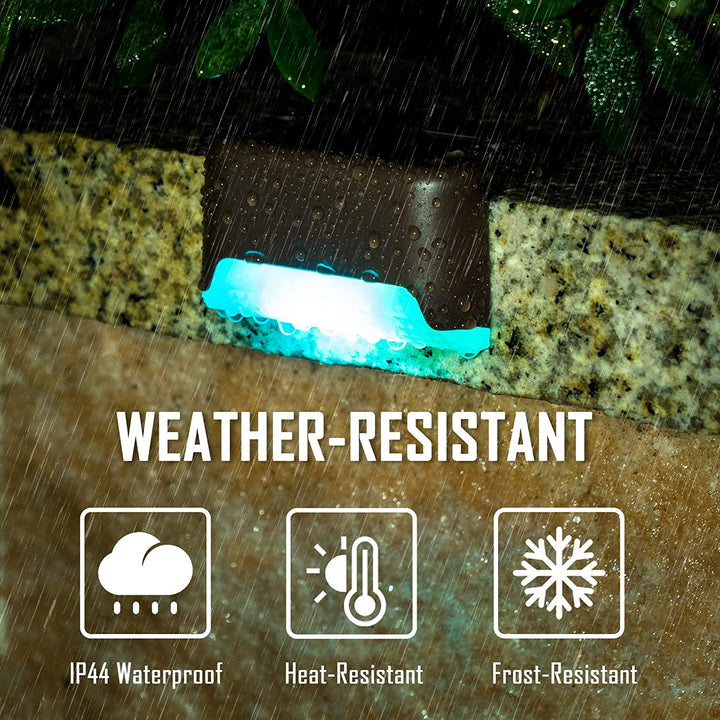 Solar-powered ground-integrated decorative landscape light