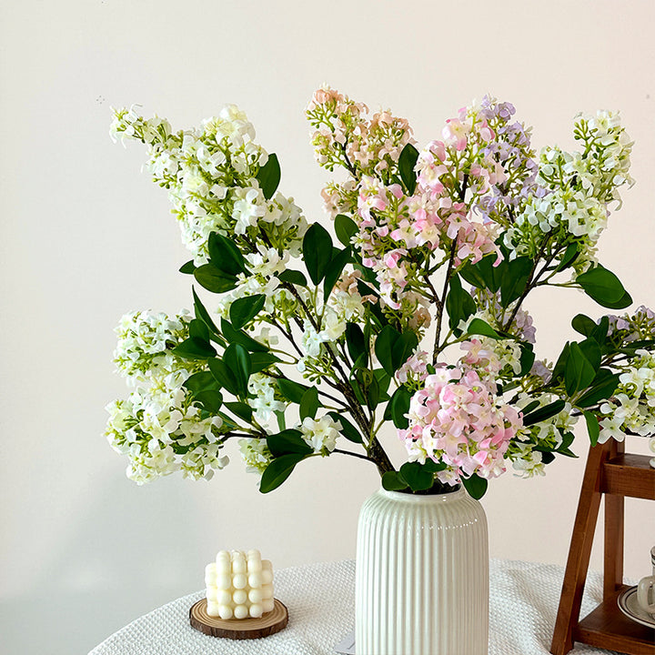 Decorative artificial flower branch