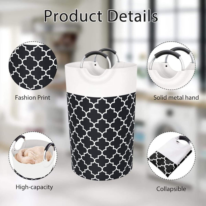 Stylish storage bucket with handles