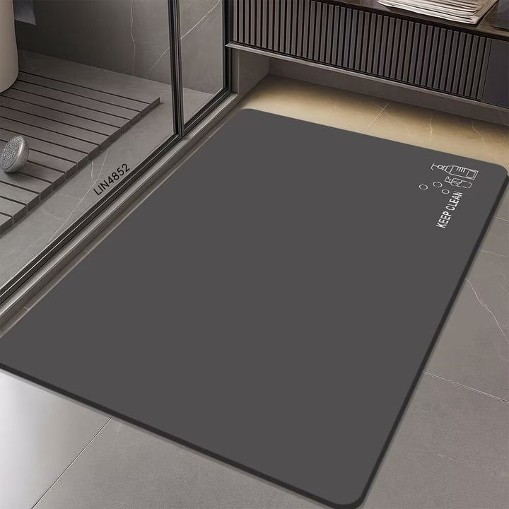 Geometric Hexagonal Pattern Bath Mat
