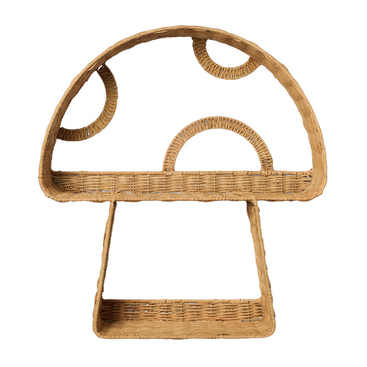 Wall shelf in playful design