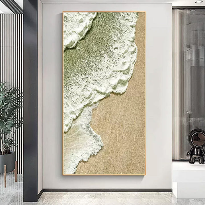 Abstract Textured Landscape Canvas Art