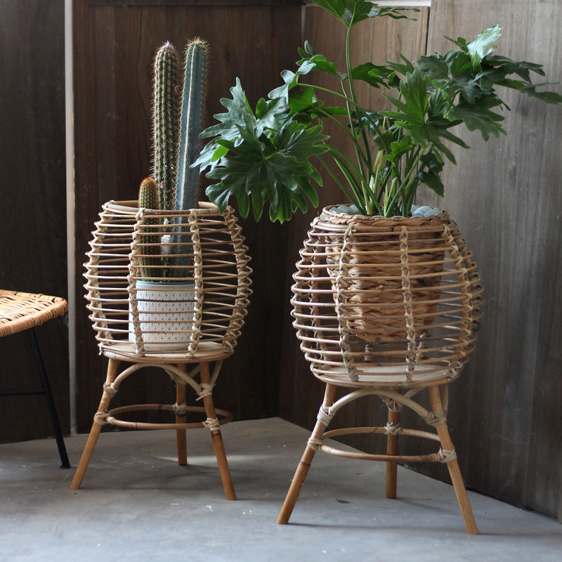Handmade Rattan Stool