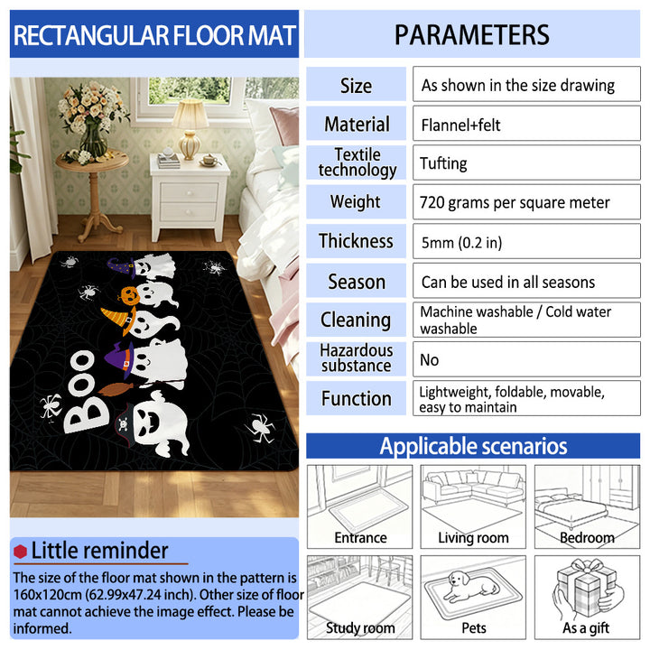 Halloween-Themed Area Rug