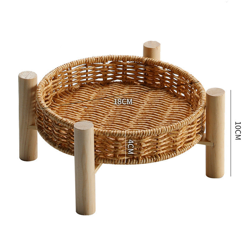Handcrafted Wicker Storage Basket
