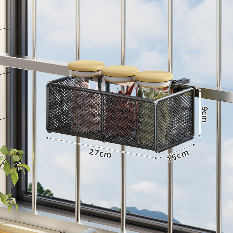 Over-Railing Mesh Kitchen Organizer Basket