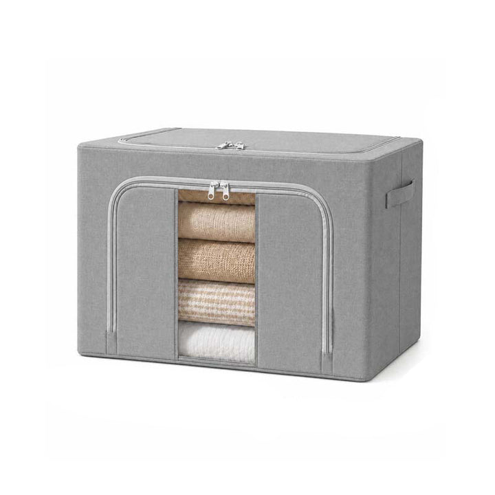 Multi-Functional Soft Fabric Storage Ottoman