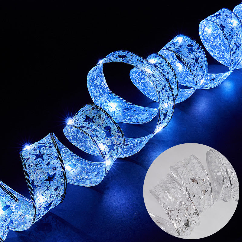 LED Decorative Ribbon with Festive Design