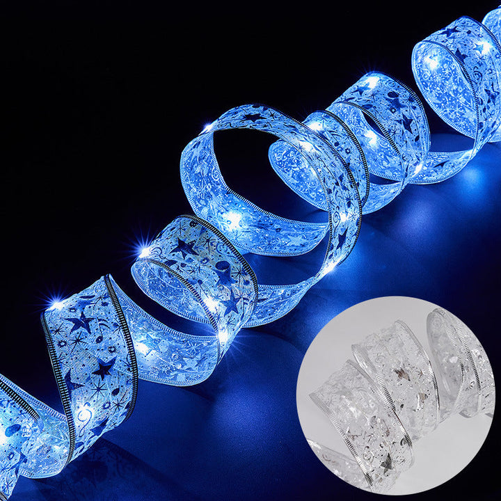 LED Decorative Ribbon with Festive Design