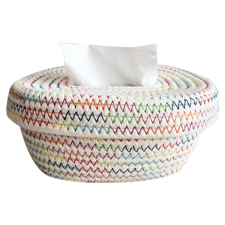 Decorative Woven Tissue Basket