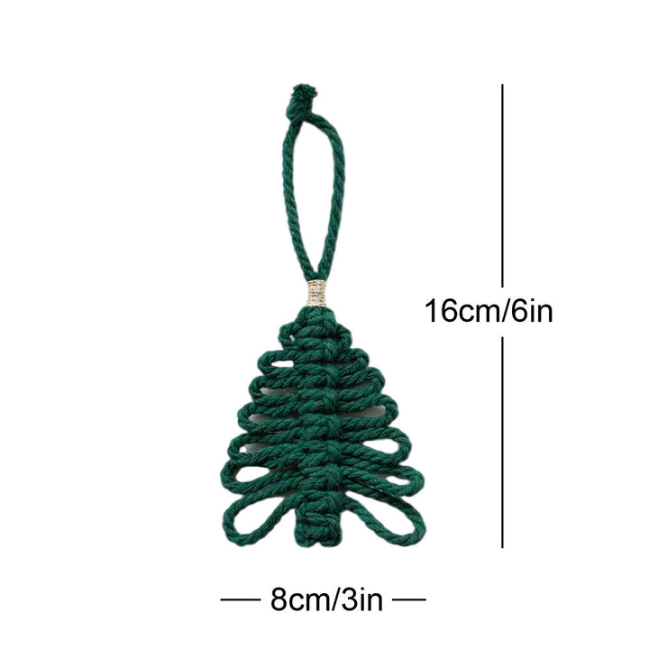 Macrame Christmas Tree Ornament