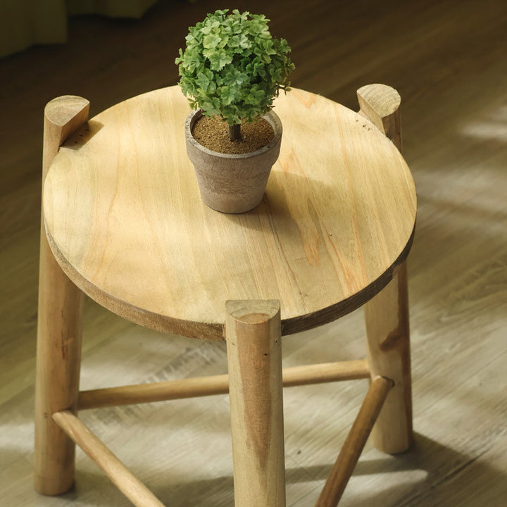 Rustic Wooden Stool