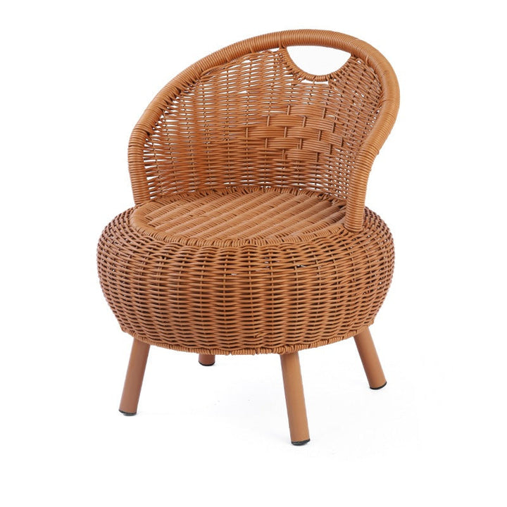 Woven Rattan Lounge Chair