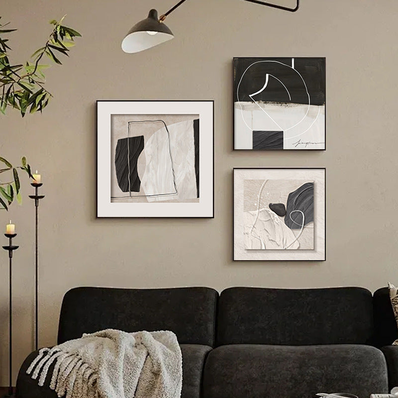 Abstract Textured Framed Art