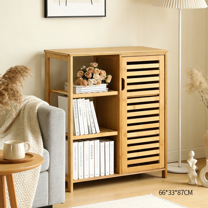 Laundry shelf with baskets