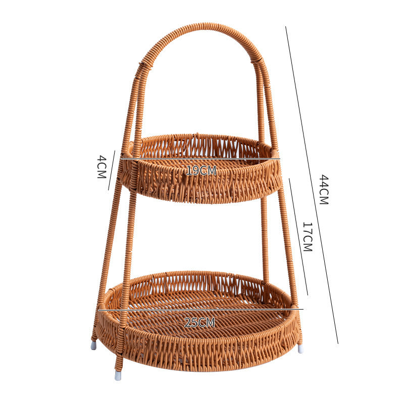 Handcrafted Wicker Storage Basket