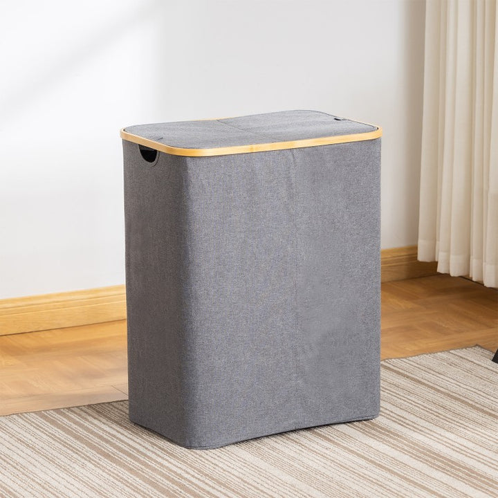 High-quality laundry basket with lid and handle