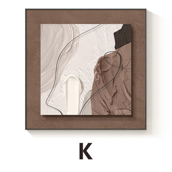 Abstract Textured Framed Art