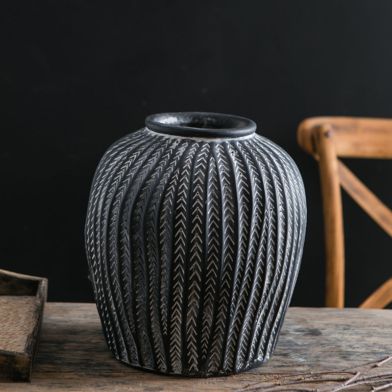 Stylish ceramic vase