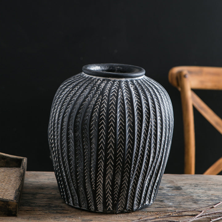 Stylish ceramic vase