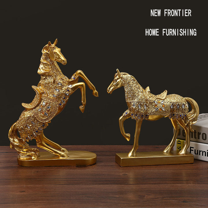 Elegant and artistic horse figure