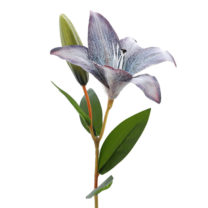 Artificial lily bouquet with realistic details